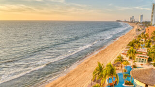 scenic beach in Mazatlan