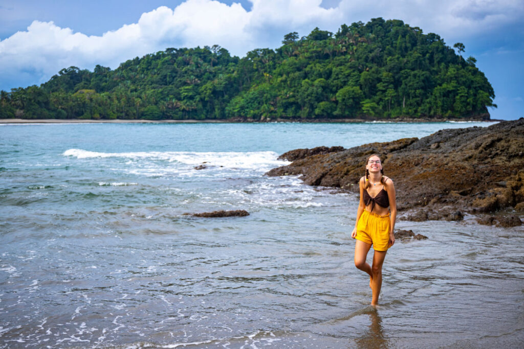 Woman on the Beach in Costa Rica