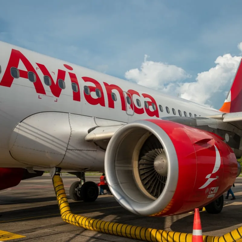 avianca plane engine