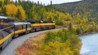 beautiful fall train ride usa foliage