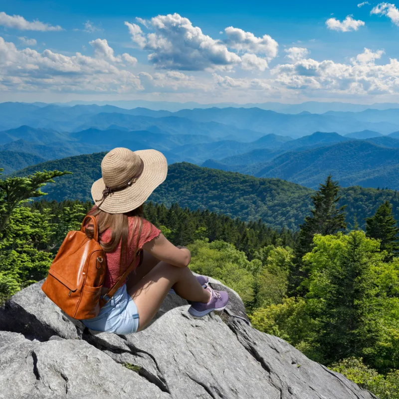 Blue Ridge Parkway ,near Asheville, North Carolina, USA.