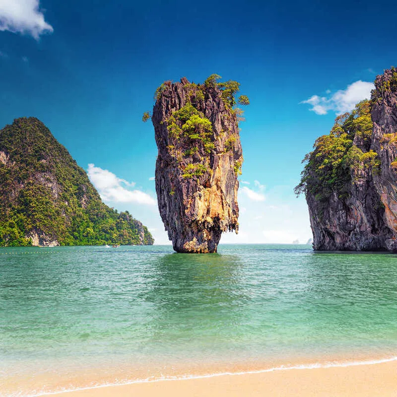 Geological Formation In Phuket Island, Thailand, Southeast Asia
