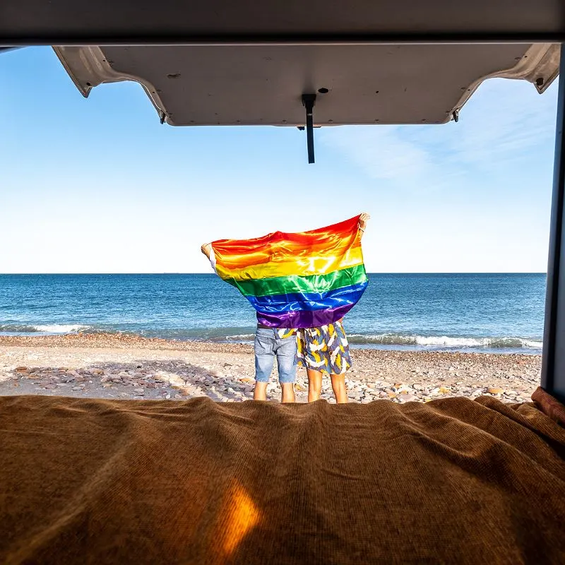 LGBTQ Travelers At The Beach