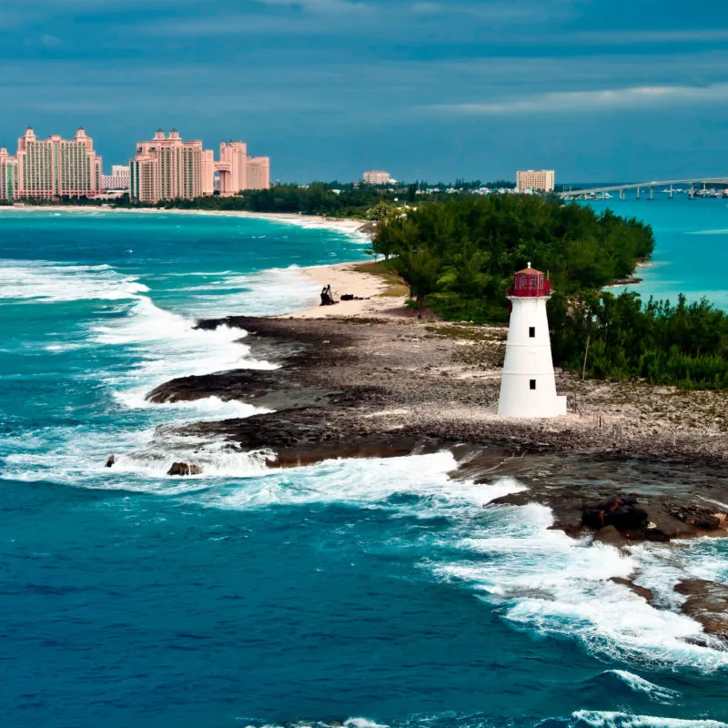 A view of Nassau Bahamas Lighthouse where JetBlue will soon fly