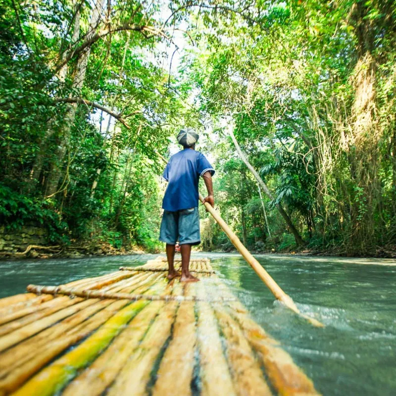 Raft in Jamaica