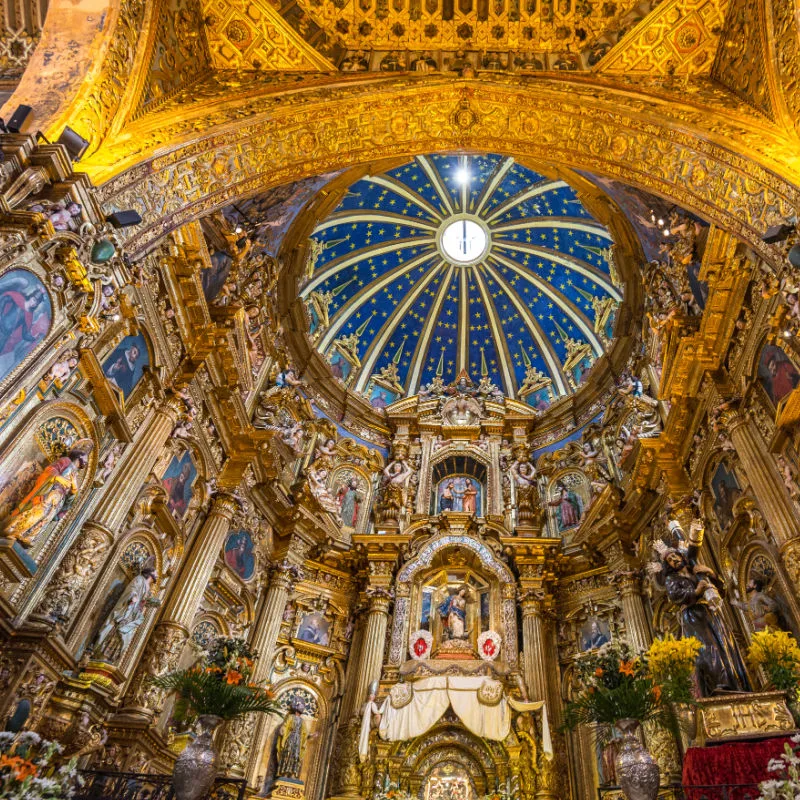 san francisco church in quito ecuador