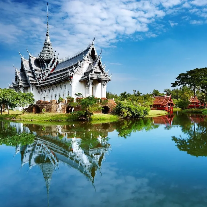 view of temple in Thailand