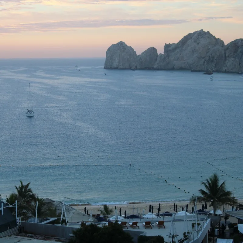 Sunrise at the Beach in Cabo San Lucas, Mexico