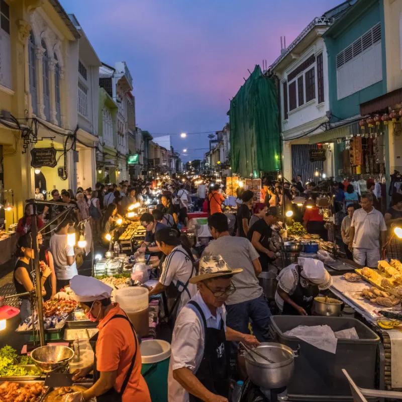 thai street food market