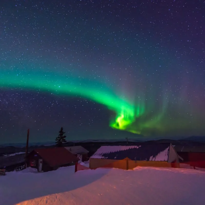 the northern lights, Fairbanks, Alaska
