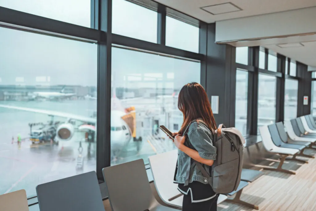 Woman at Airport