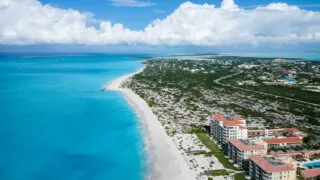 Turks and Caicos aerial view