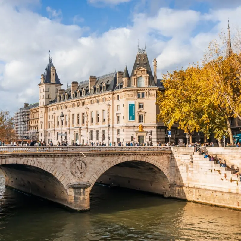 View of a bridge in paris