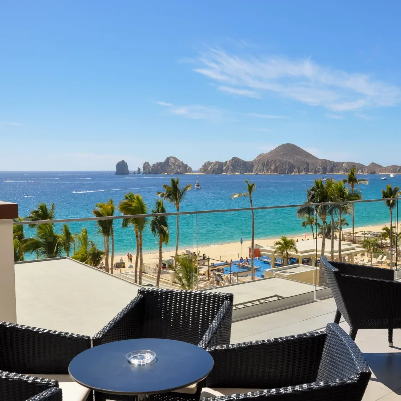 View of The Arch from Riu Palace Hotels and Resorts in Los Cabos.