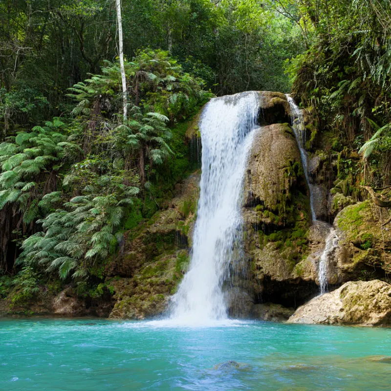 waterfall in the dominican